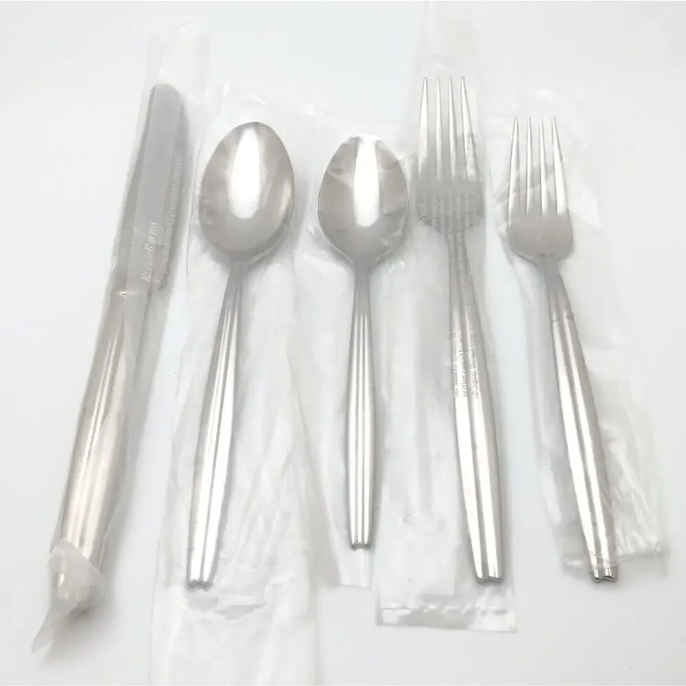 Reed & Barton Tate 5 Piece Place Set 18/10 Stainless Glossy Flatware